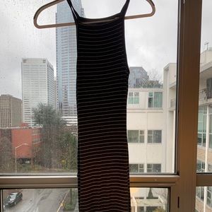 Stripped fitting house dress